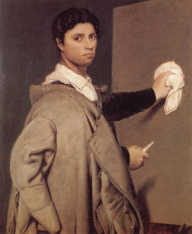 Jean-Auguste Dominique Ingres Self-portrait France oil painting art